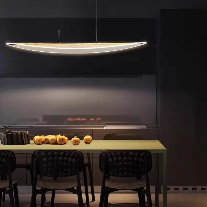 Lámpara colgante acrílica LED nórdica para comedor