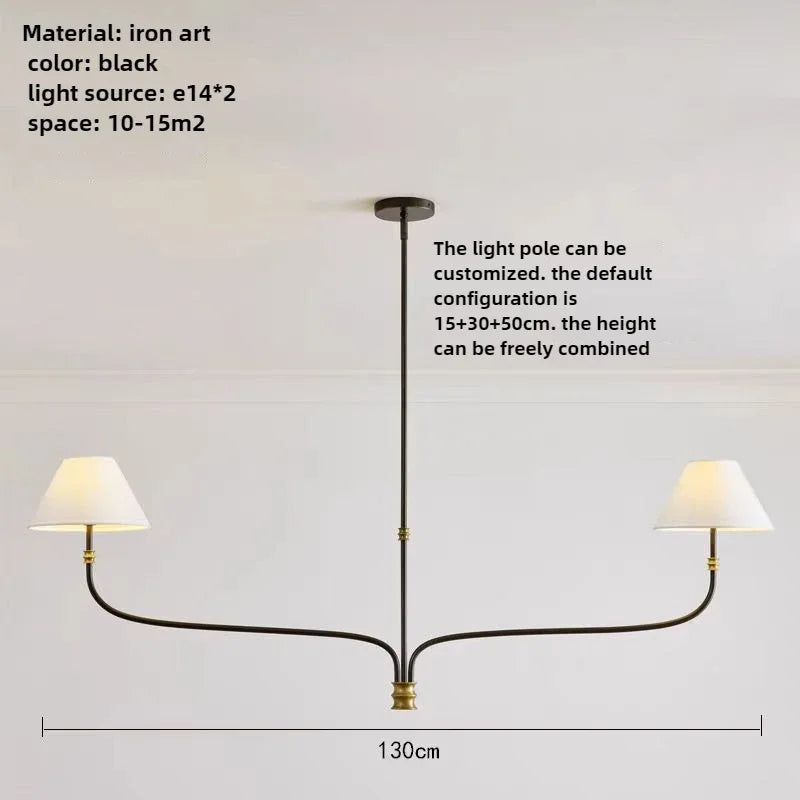 Vintage Iron Ceiling Chandelier Pendant Light