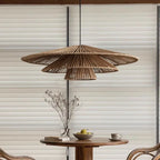 Wabi Sabi Rattan Pendant Light - Japanese Style