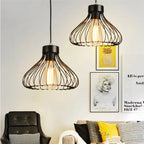 Industrial Iron Pendant Light for Kitchen & Dining