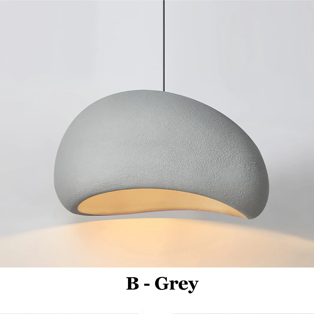 Minimalist White Iron Pendant Light for Dining Room