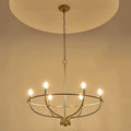Iron Circle Chandelier Pendant Light