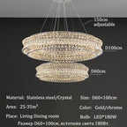 Modern Luxury Crystal Ceiling Chandelier
