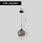 Modern Swirl Glass Pendant Light in Smoked Gray and Amber for Kitchen Island