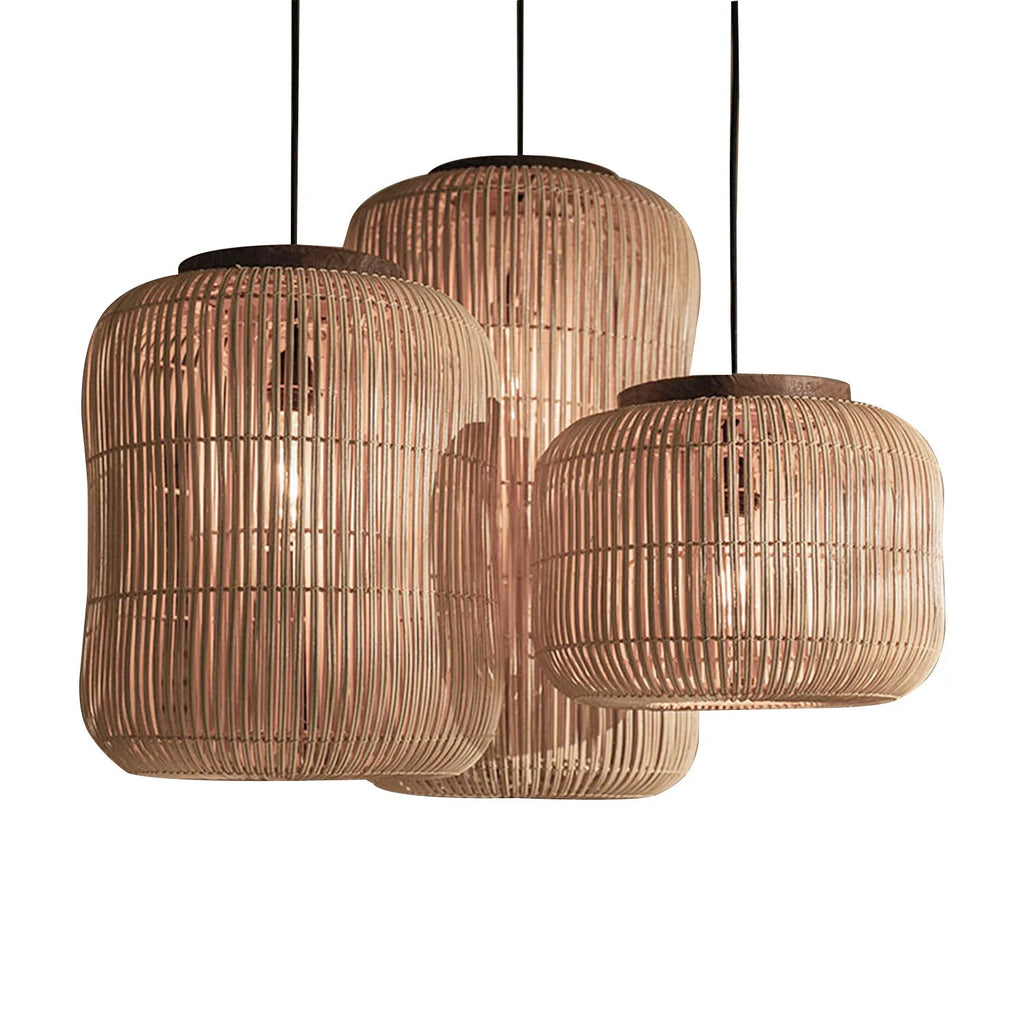 Vintage Bamboo Pendant Ceiling Light