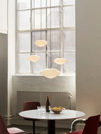 Danish Designer Opal Glass Teardrop Pendant Light for Dining Table