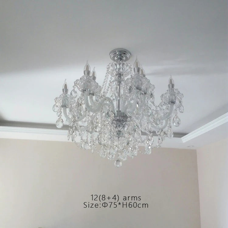 Crystal Chandelier Modern Minimalist Dining Room Lamp