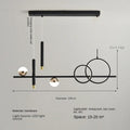 Minimalist Iron Pendant Light with Brass Accents