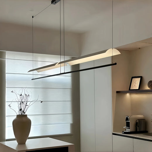 Minimalist Acrylic Pendant Light with Iron Frame