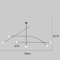 Minimalist Iron Pendant Light for Dining Room