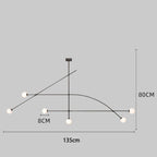 Minimalist Iron Pendant Light for Dining Room