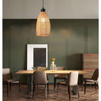 Bohemian Rattan Pendant Light for Dining Room