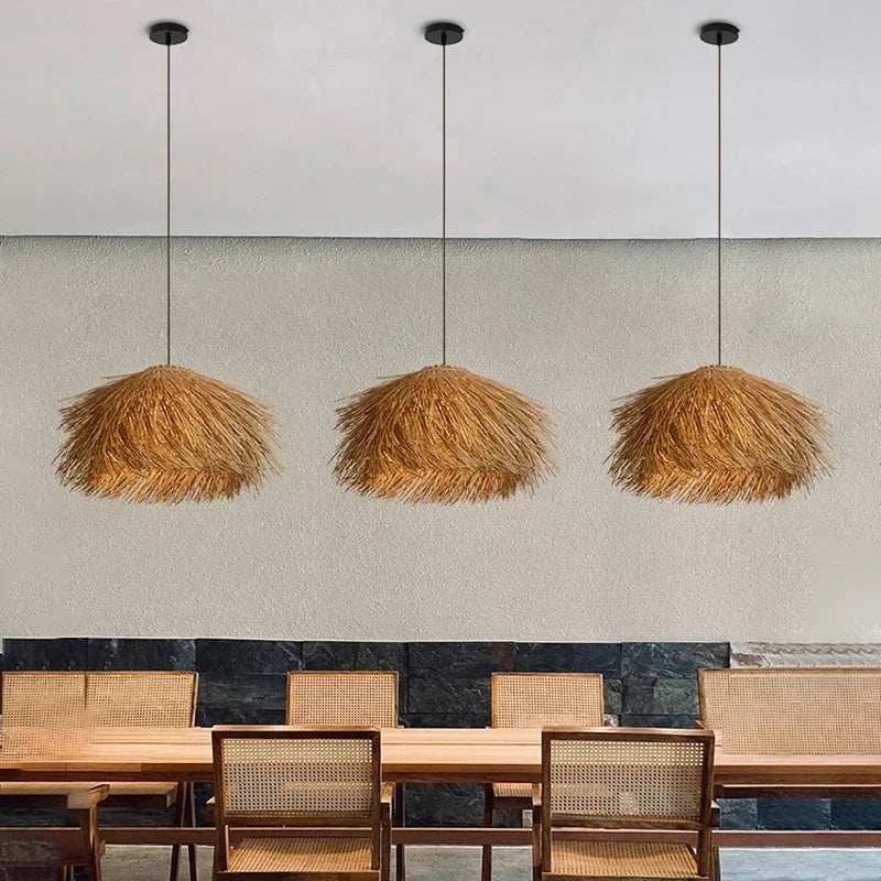 Wabi-sabi Grass Pendant Light Ceiling Fixture