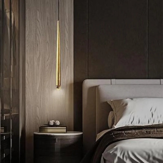 Nordic Minimalist Iron Pendant Light for Bedroom