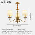 Gold Iron Candle Chandelier Pendant Light