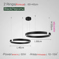 Nordic Copper Ring Pendant Light for Dining Room