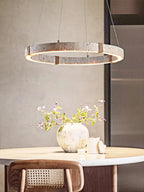Minimalist Travertine Stone Pendant Light for Dining