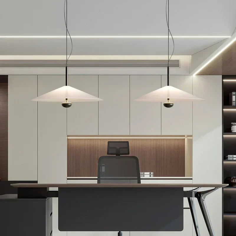 Minimalist Glass Pendant Light for Dining Room
