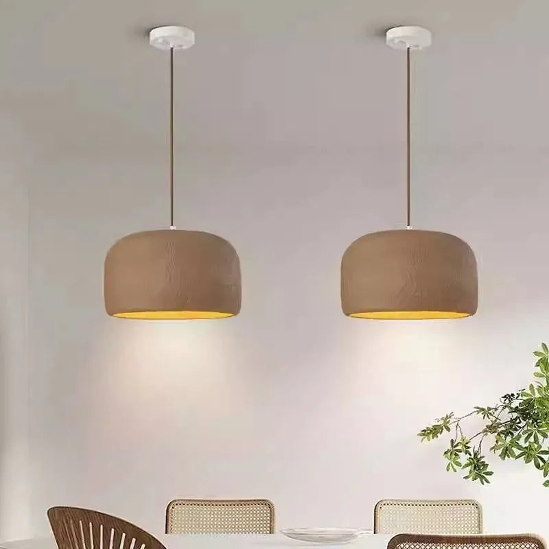 Lámpara Colgante Minimalista de Resina para Comedor