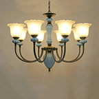 Retro Rustic Ceramic Chandelier Dining Room