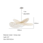 Bohemian Rattan Pendant Light Woven Hanging Lamp