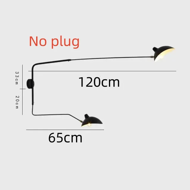 Mouille Ceiling Lamp Nordic Spider Pendant Light Multi 3/6heads for Living Room Bedroom Black Luminaire Home Decor