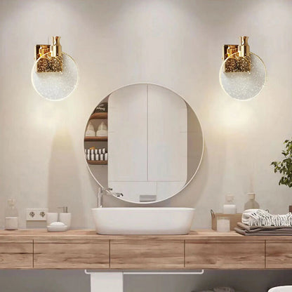 LED wall lamp Ring crystal Wall Light Living Room Bathroom Bedroom