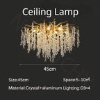 Modern Branch Crystal LED Chandelier Pendant