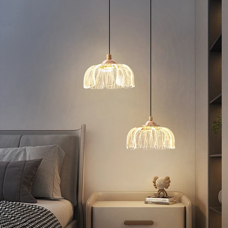 Nordic Iron Pendant Light for Bedroom Living Room