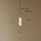 Modern Ribbed Glass Capsule Linear Chandelier in Gold for Dining Table