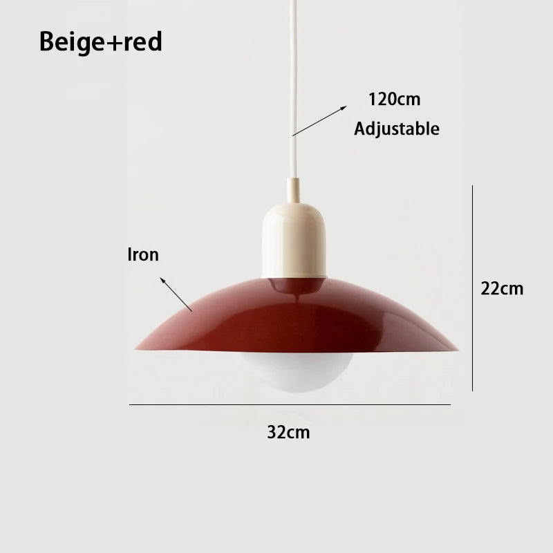 Nordic Iron Pendant Light for Dining Room