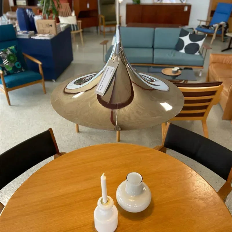 Minimalist Metal Pendant Light for Dining Room