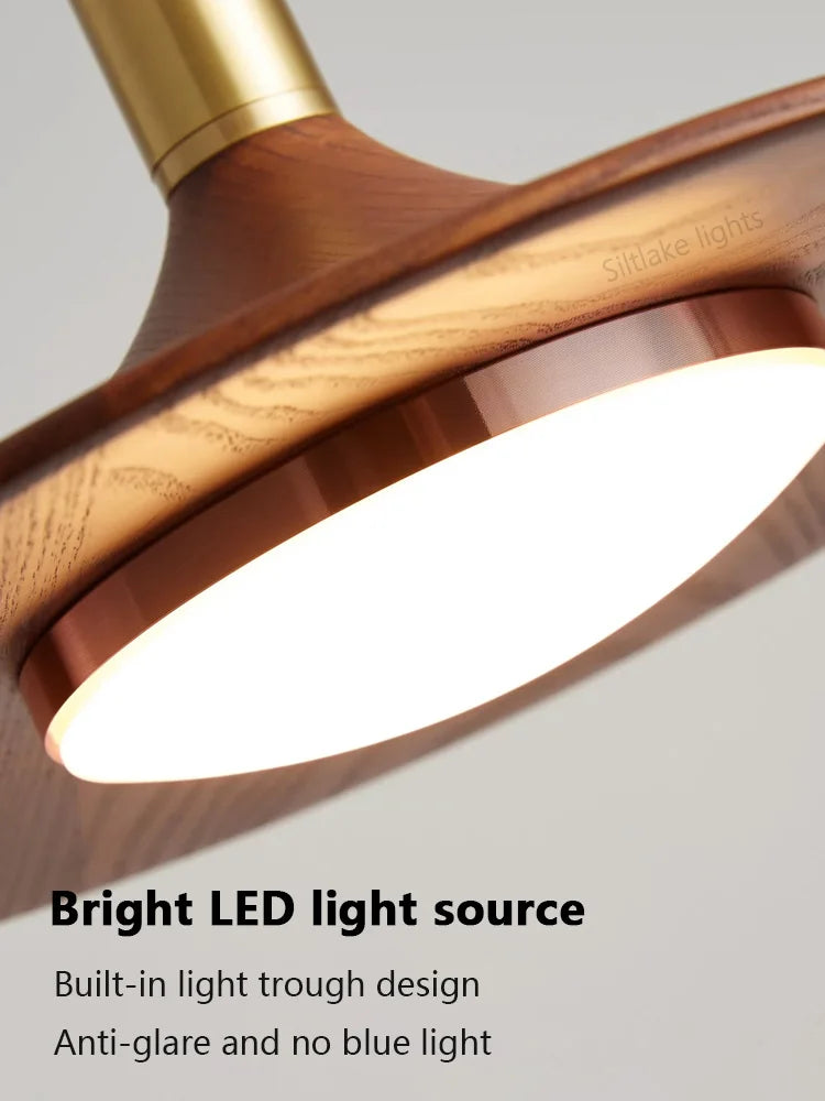 Nordic Wood Pendant Light for Dining Room