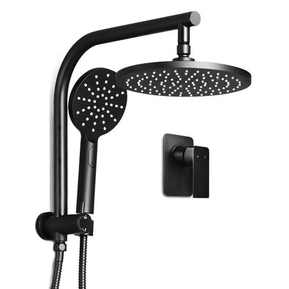 Cefito 9'' Rain Shower Head Set Handheld Round High Pressure Mixer Tap