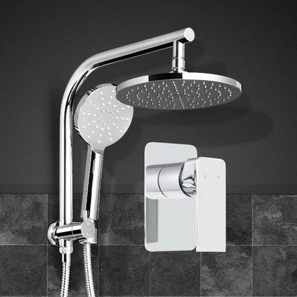 Cefito 9'' Rain Shower Head Set Handheld Round High Pressure Mixer Tap