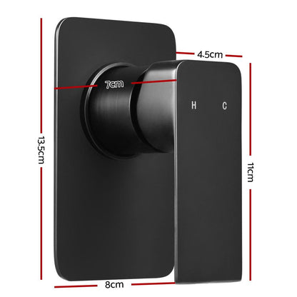 Cefito Shower Mixer Tap Wall Bath Taps Brass Hot Cold Basin Bathroom