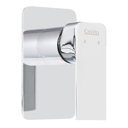 Cefito Shower Mixer Tap Wall Bath Taps Brass Hot Cold Basin Bathroom