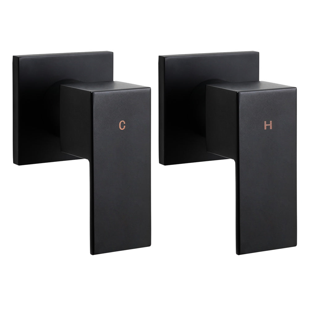 Cefito Bathroom Taps Faucet Rain Shower Head Set Hot And Cold Diverter