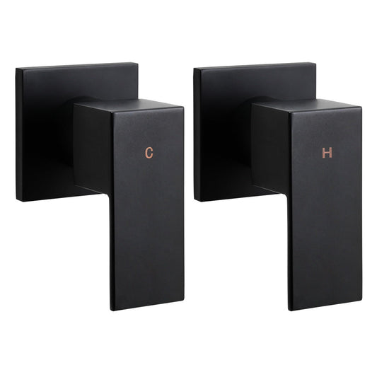 Cefito Bathroom Taps Faucet Rain Shower Head Set Hot And Cold Diverter