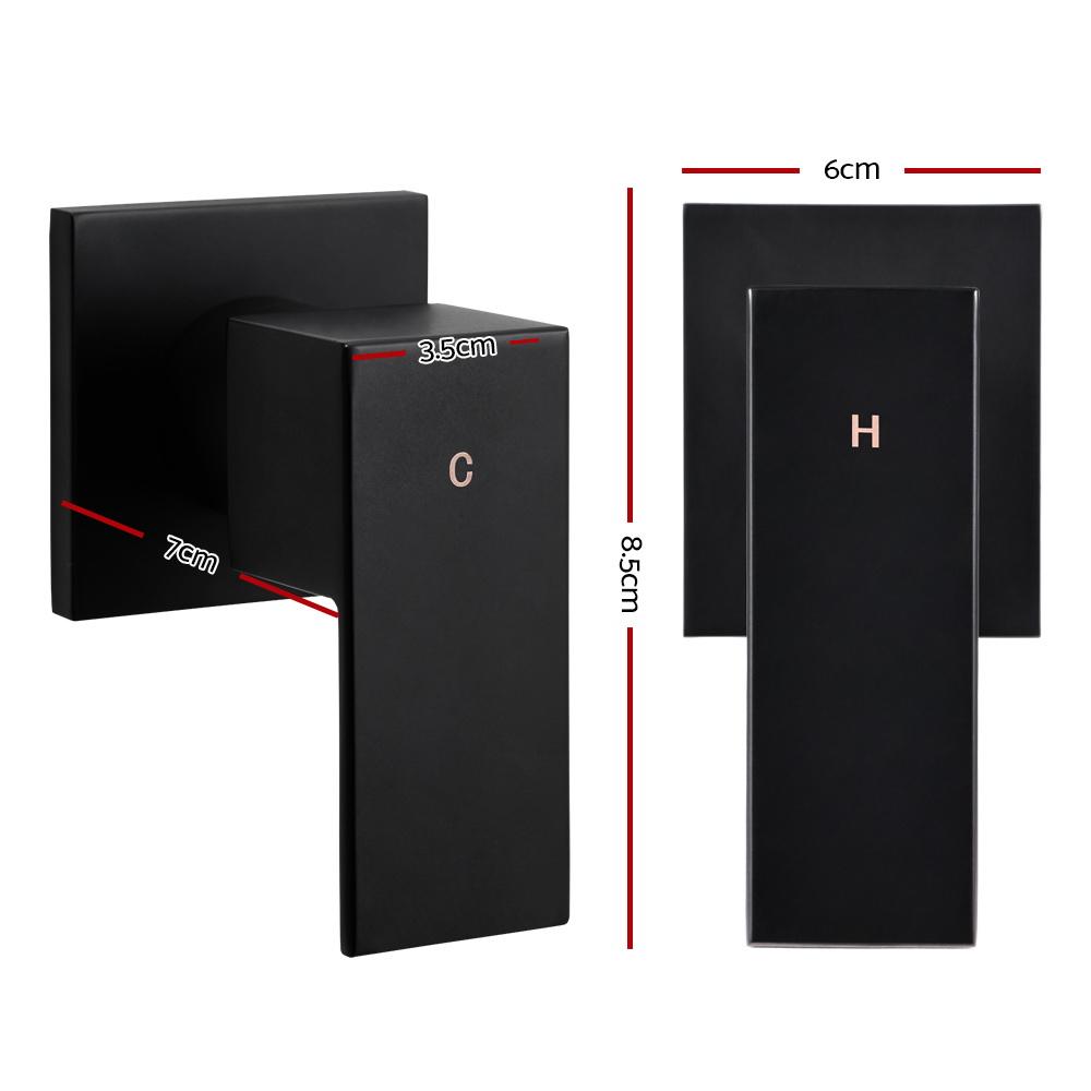 Cefito Shower Twins Tap Wall Bath Taps Brass Hot Cold Basin Bathroom