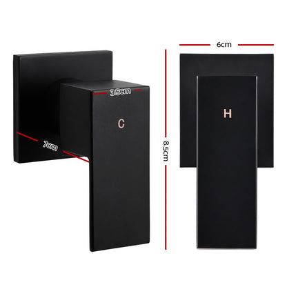 Cefito Bathroom Taps Faucet Rain Shower Head Set Hot And Cold Diverter