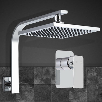 Cefito 8'' Rain Shower Head Wall Arm Square High Pressure Mixer Tap