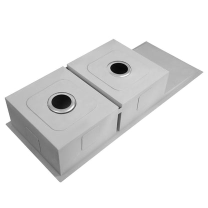 Cefito 111cm x 45cm Stainless Steel Kitchen Sink Under/Top/Flush Mount