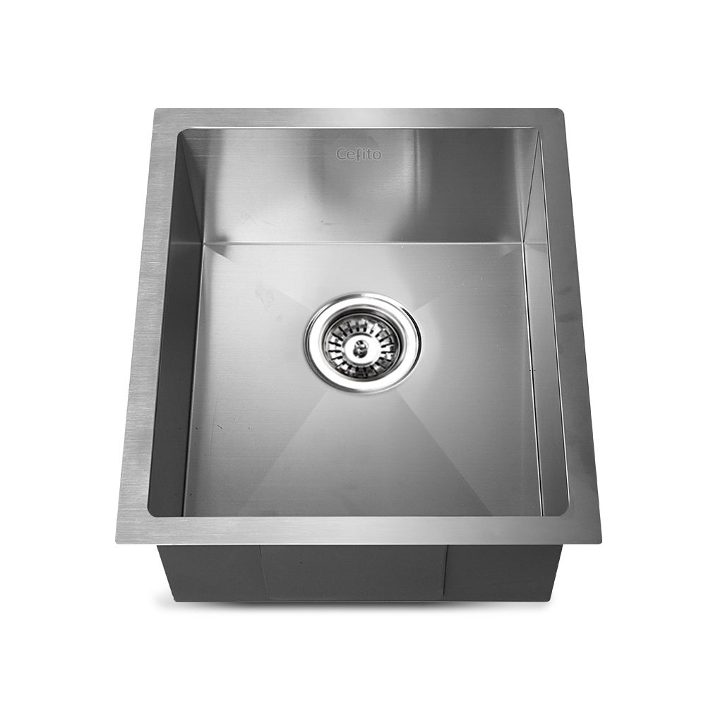 Cefito 39cm x 45cm Stainless Steel Kitchen Sink Under/Top/Flush Mount