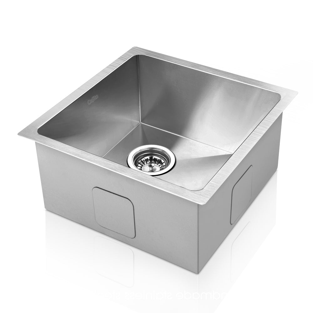 Cefito 51cm x 45cm Stainless Steel Kitchen Sink Under/Top/Flush Mount