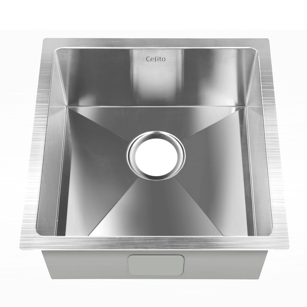 Cefito 51cm x 45cm Stainless Steel Kitchen Sink Under/Top/Flush Mount