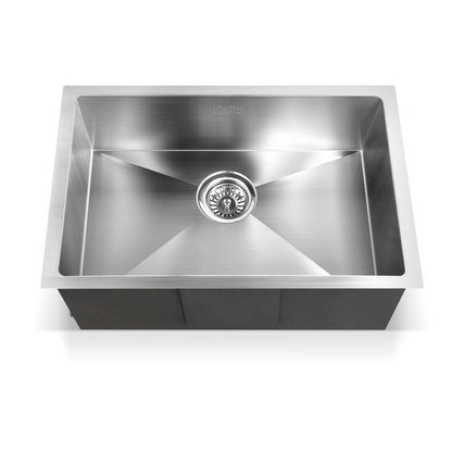 Cefito 60cm x 45cm Stainless Steel Kitchen Sink Under/Top/Flush Mount