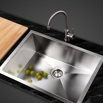 Cefito 60cm x 45cm Stainless Steel Kitchen Sink Under/Top/Flush Mount