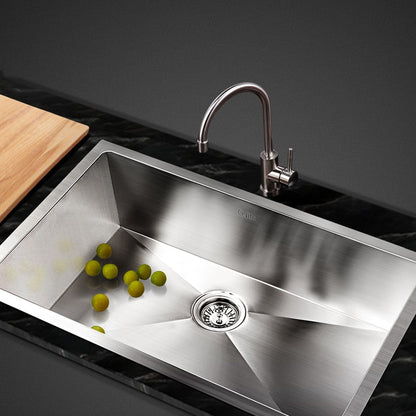Cefito 70cm x 45cm Stainless Steel Kitchen Sink Under/Top/Flush Mount