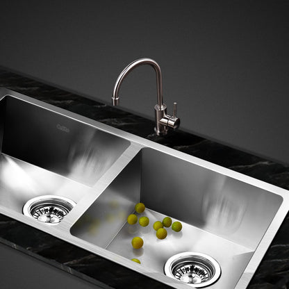 Cefito 77cm x 45cm Stainless Steel Kitchen Sink Under/Top/Flush Mount